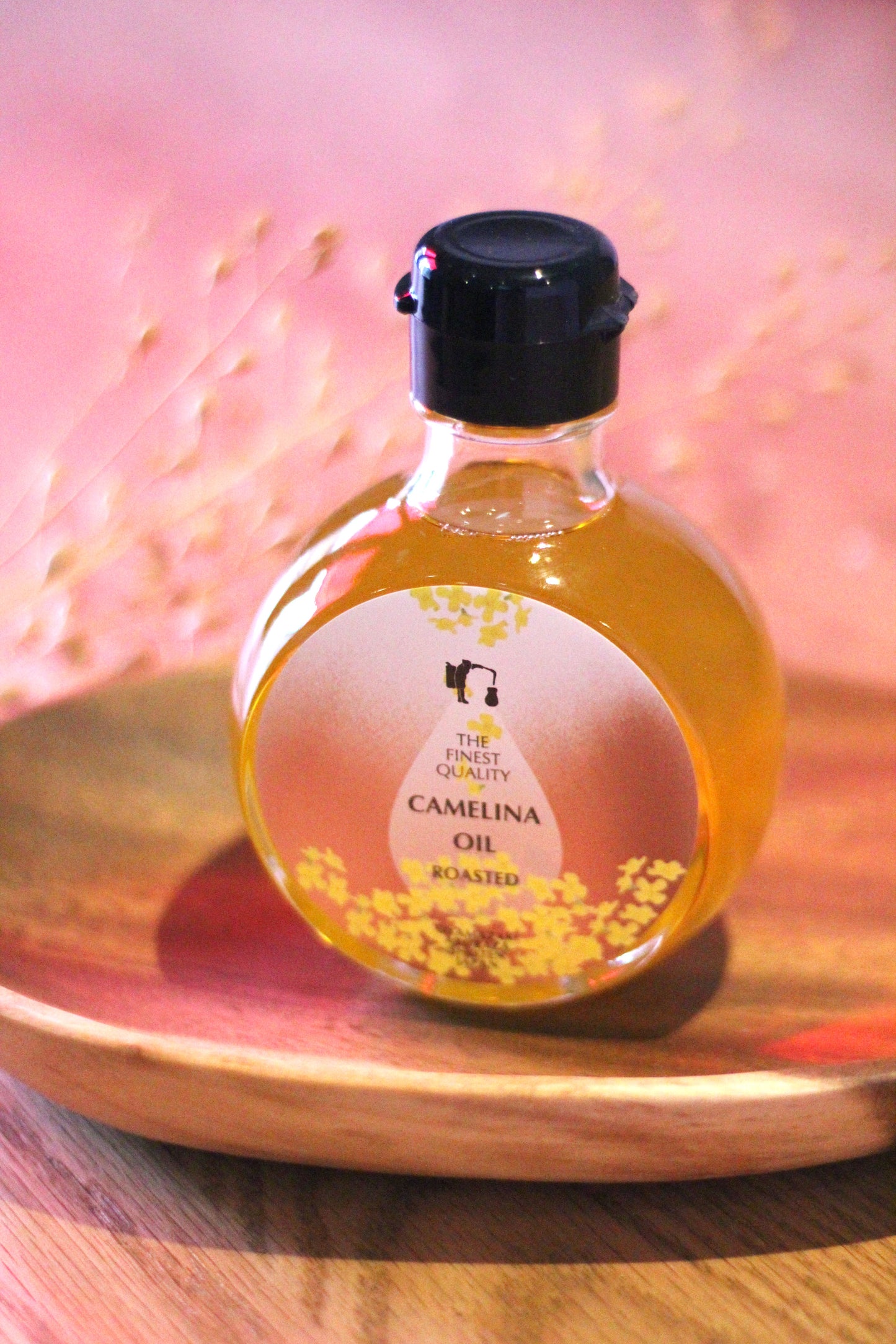 【20%お得!1カ月毎 定期購入】THE FINEST QUALITY CAMELINA OIL ROASTED (150ml)<送料込み>