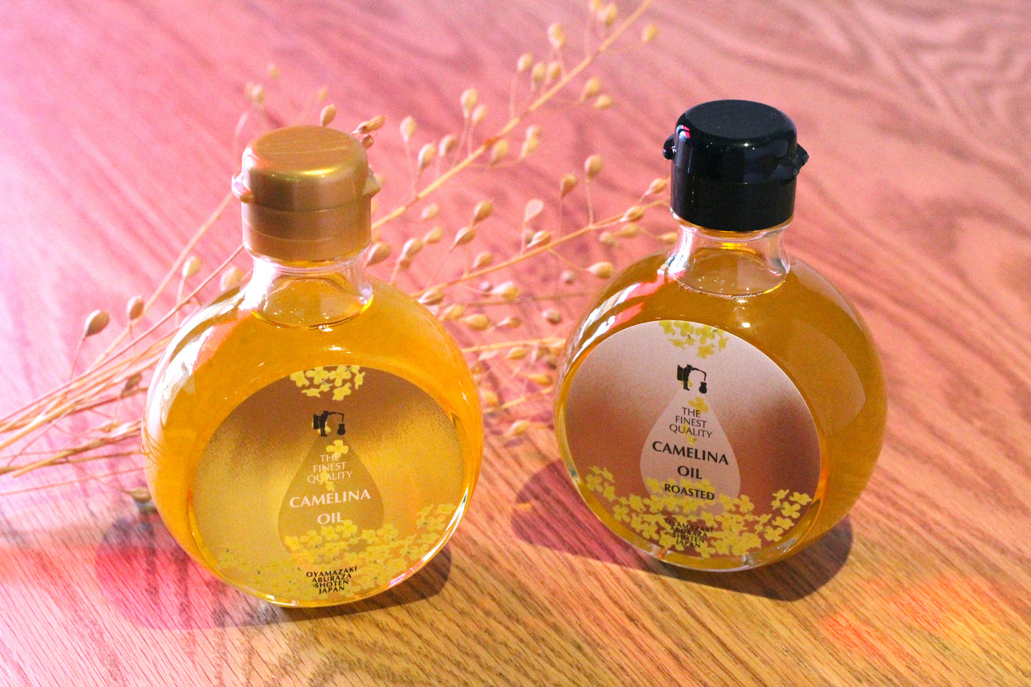【2本セット】THE FINEST QUALITY CAMELINA OIL (150ml)とROASTED(150ml)のセット<送料込み>