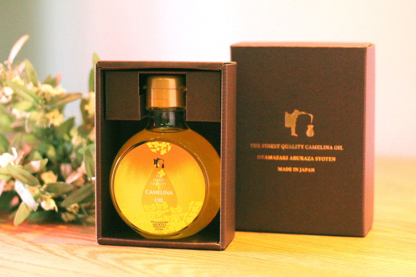 <ギフト箱入り>THE FINEST QUALITY CAMELINA OIL(150ml)<送料込み>