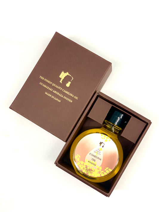 <ギフト箱入り>THE FINEST QUALITY CAMELINA OIL ROASTED (150ml)<送料込み>