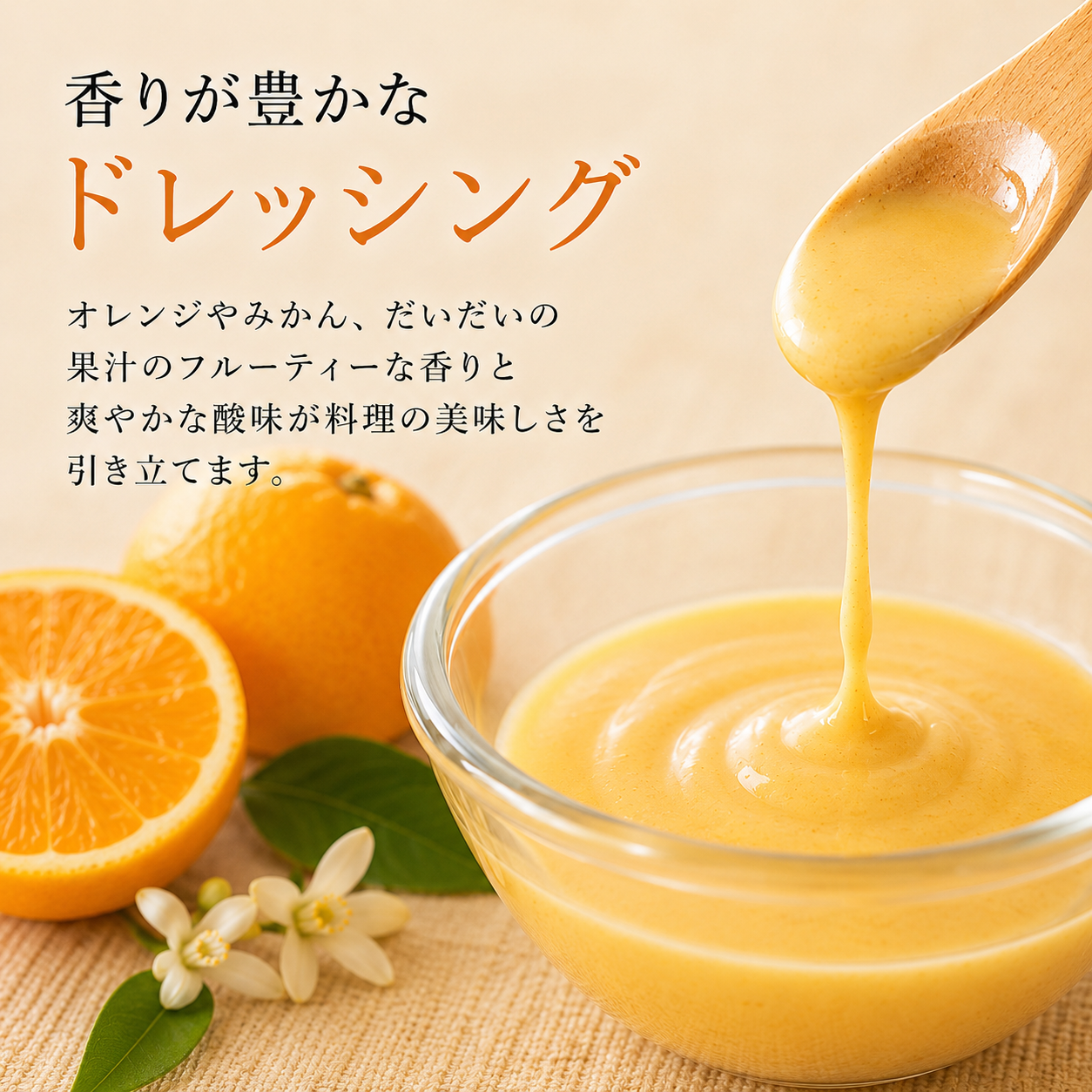 【2本セット】オレンジ香る　カメリナオイルドレッシング（100ml）＜送料込み＞