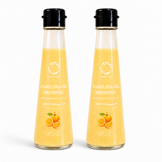 【2本セット】オレンジ香る　カメリナオイルドレッシング（100ml）＜送料込み＞
