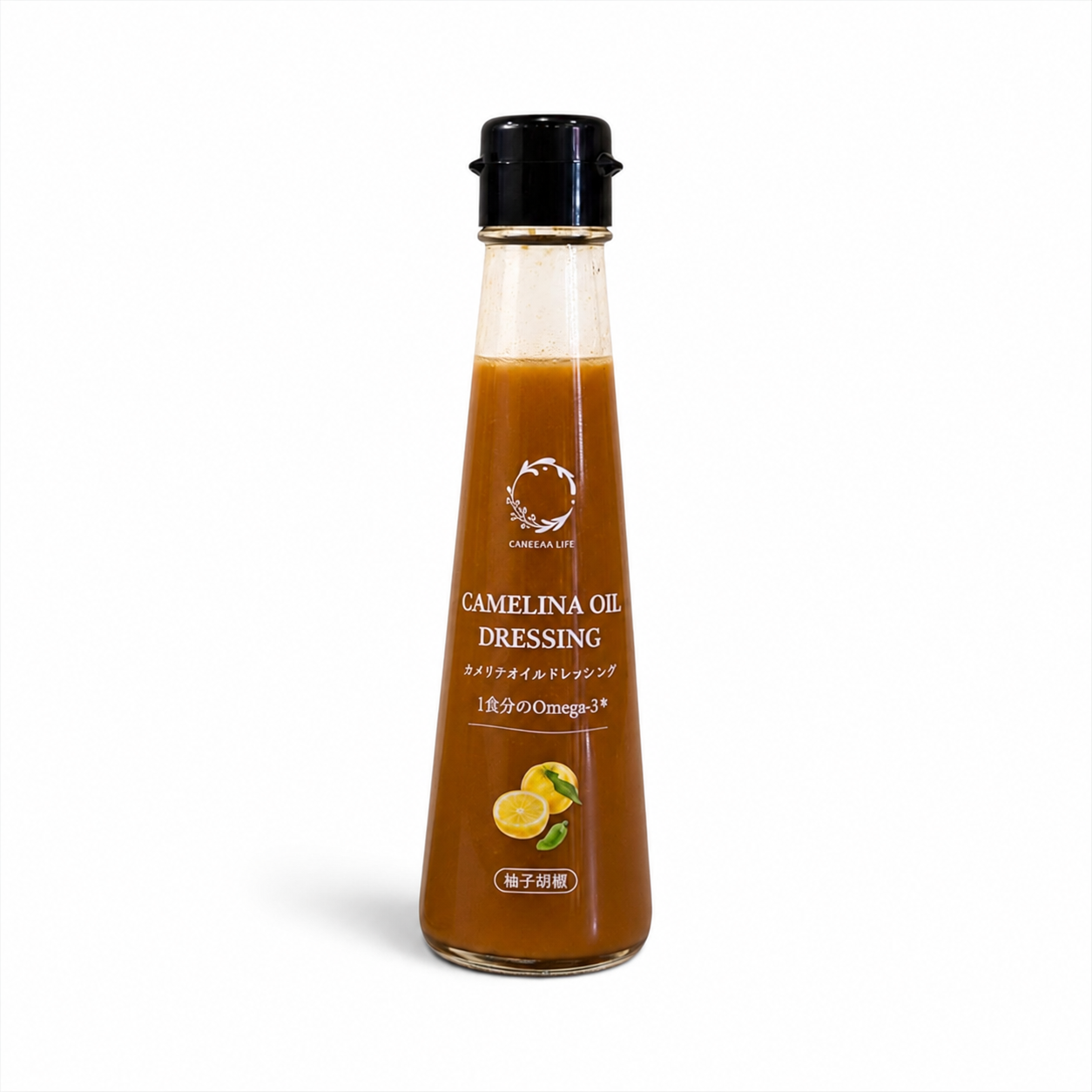 【単品購入】柚子胡椒香る　カメリナオイルドレッシング（100ml）＜送料込み＞