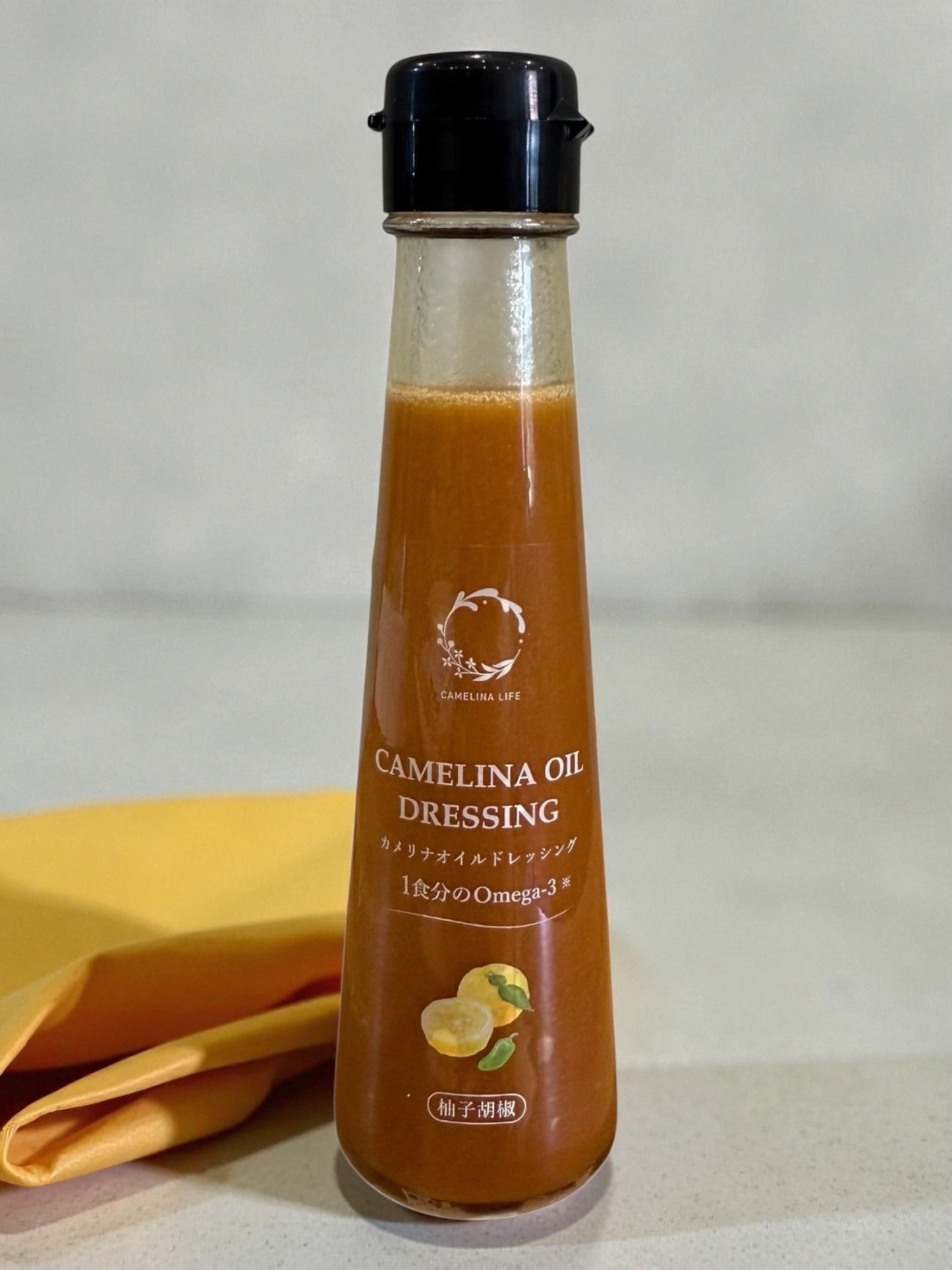 【2本セット】柚子胡椒香る　カメリナオイルドレッシング（100ml）＜送料込み＞